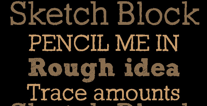 680x350 Sketch Block Font Free Awesome May Have To Settle For This - Sketch Block Font
