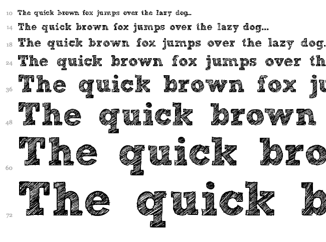 650x483 Sketch Block Font , Script - Sketch Block Font