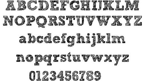 520x283 Sketch Block Font Efnep Inspiration Fonts, Block - Sketch Block Font