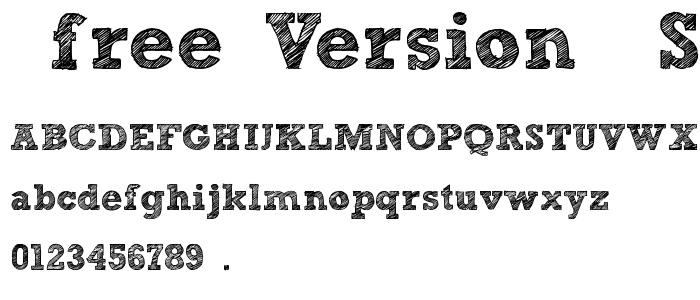 700x300 Free Version] Sketch Block Bold Font Fancy Various Category - Sketch Block Font