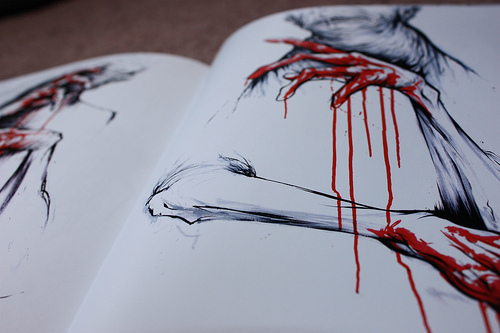 500x333 Alex Pardee Uploaded By Bunny On We Heart It - Sketch Blood