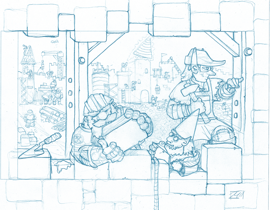 1134x882 Belfort Box Art Second Sketch! Inspiration To Publication - Sketch Board Game