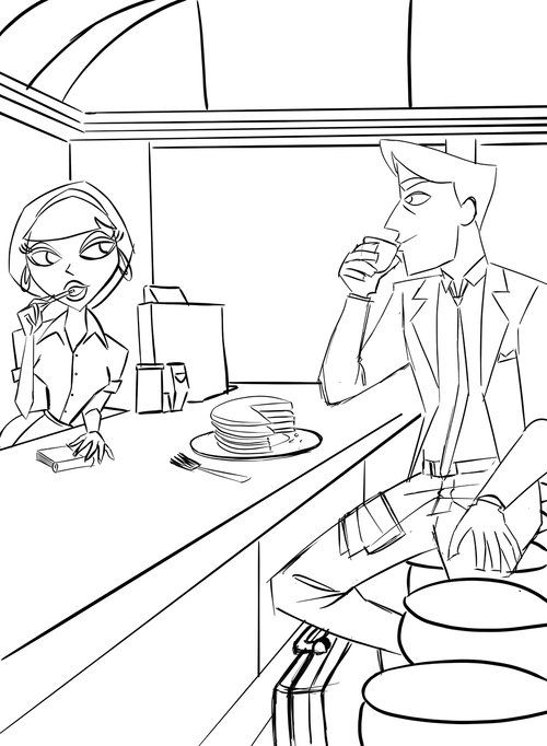 500x682 Board Game Art - Sketch Board Game