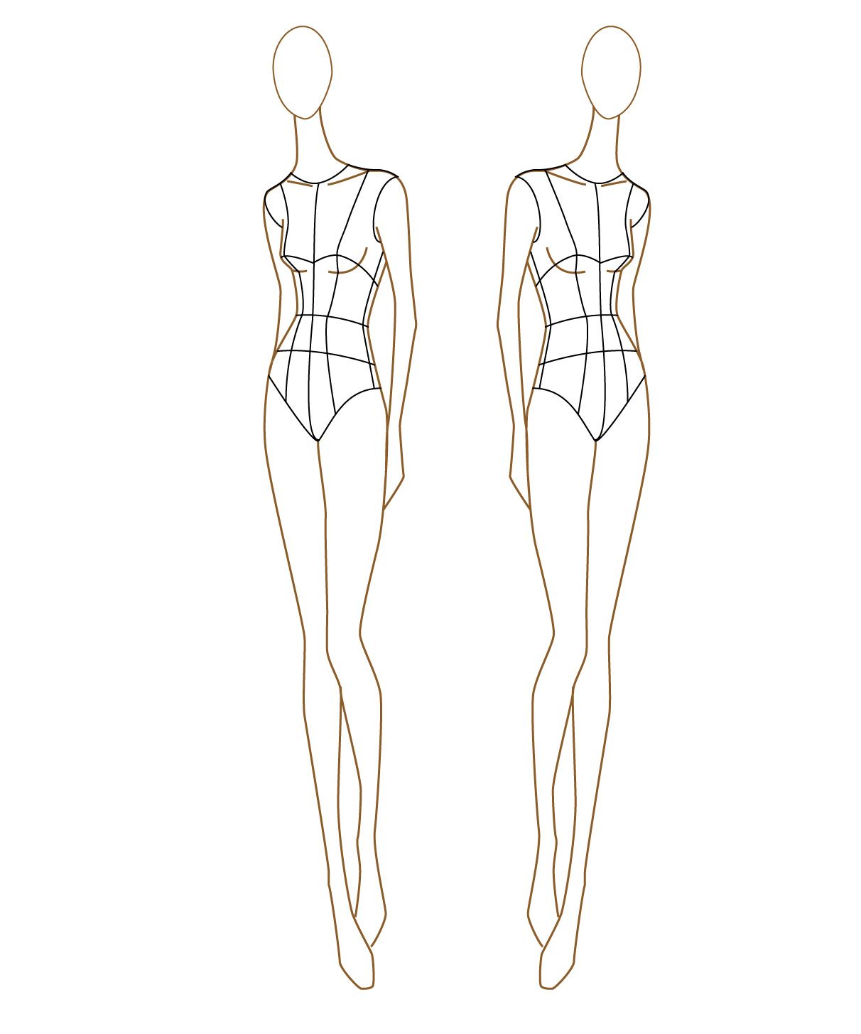 1212x1455 Body Outline, Great For Fashion Sketches. Costume Design In 2018 - Sketch Body Outline