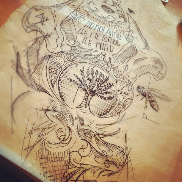 612x612 Sketching For Tomorrow. - Sketch Bones