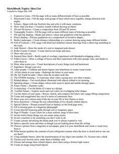 236x305 76 Best Sketchbook Prompts Images In 2018 - Sketch Book Assignments