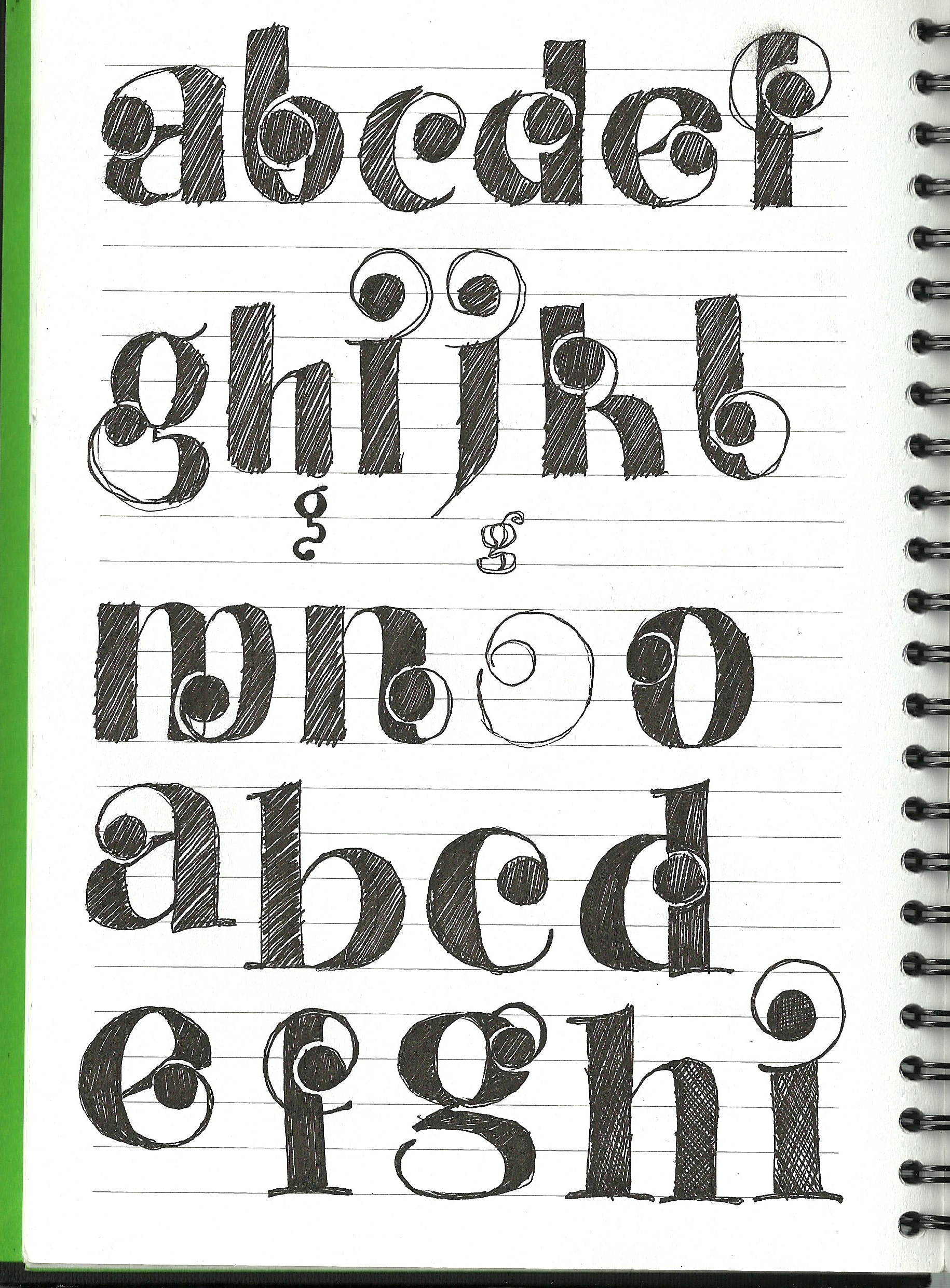 1830x2480 Page Type Sketchbook - Sketch Book Font