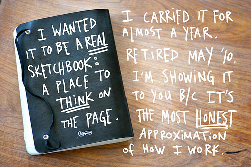 500x333 Austin Kleon Sketchbook July 2009 - Sketch Book Font