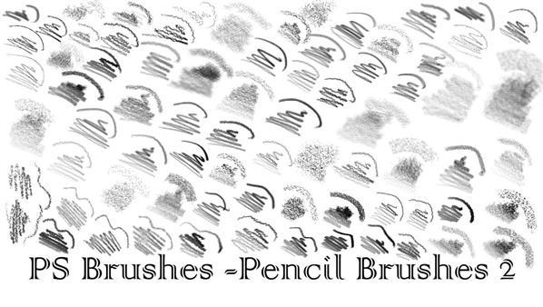 598x338 Pencil Drawing Brushes For Photoshop Psddude - Sketch Brush