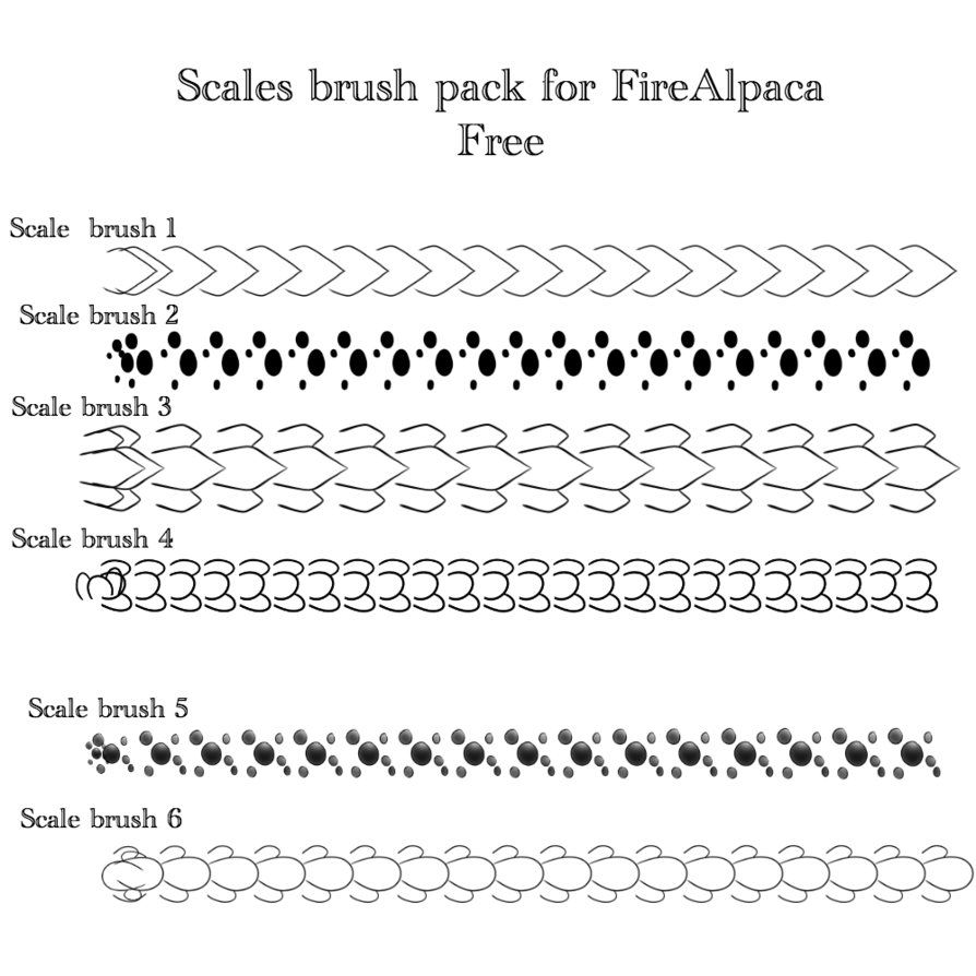 firealpaca sketch brushes