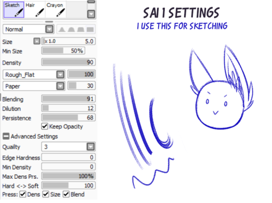 540x403 Sai 2 Brushes Tumblr - Sketch Brush Sai