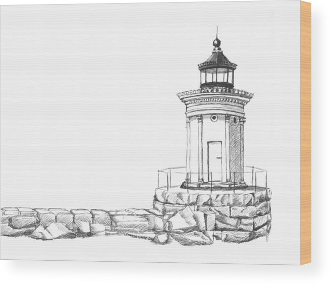 656x565 Bug Light Sketch Wood Print By Dominic White - Sketch Bug