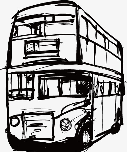 409x487 Bus, Bus Clipart, Sketch Png Image And Clipart For Free Download - Sketch Bus