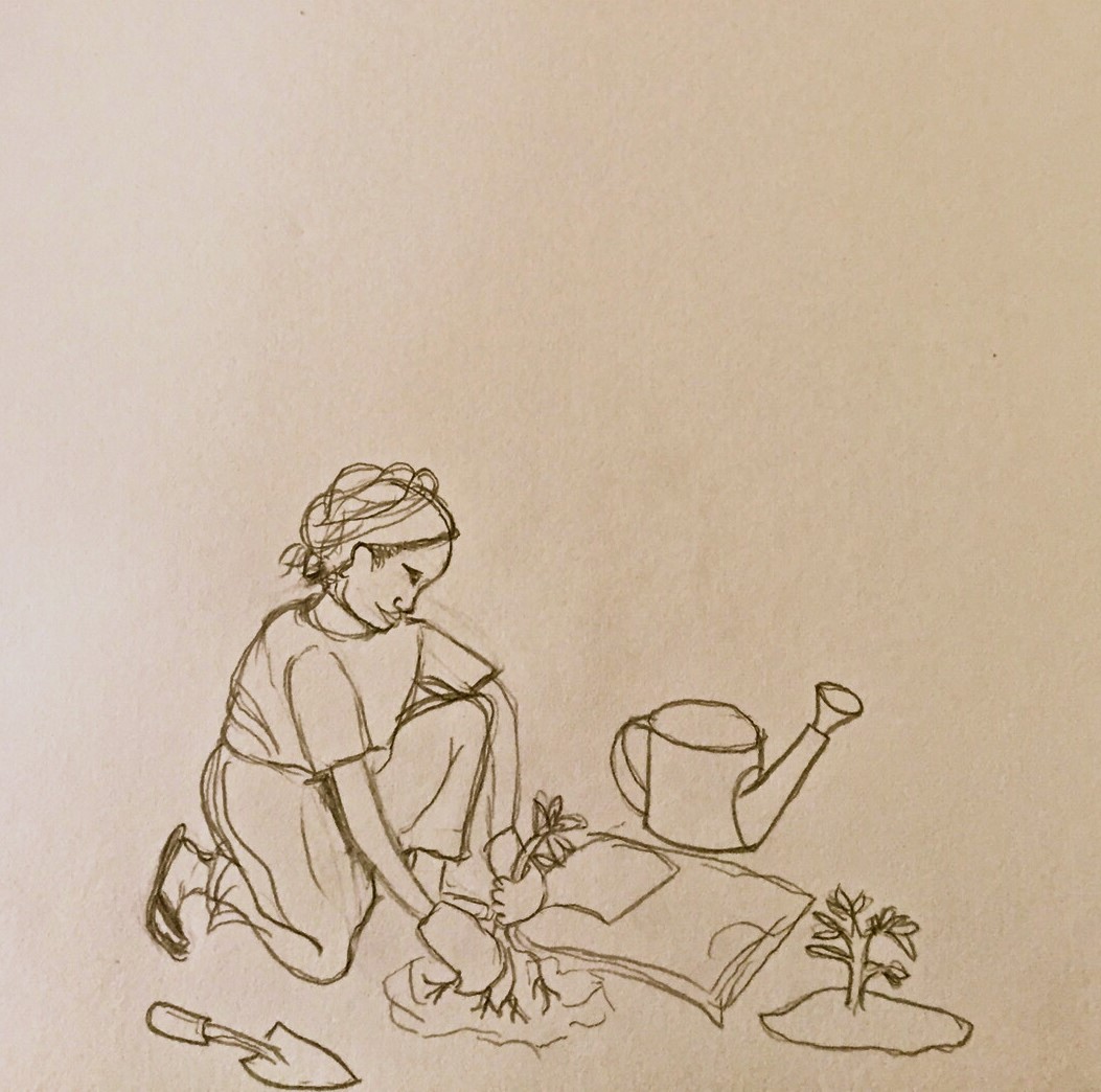 1053x1044 Sketching The Way To Business Success Working With Business - Sketch Business