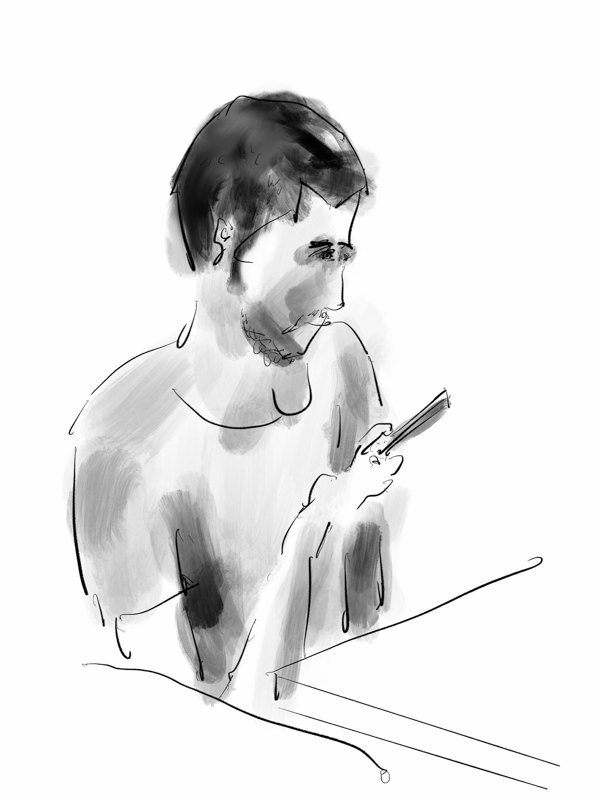 600x800 Buzz Cut Bleeding Edge Design - Sketch Buzz