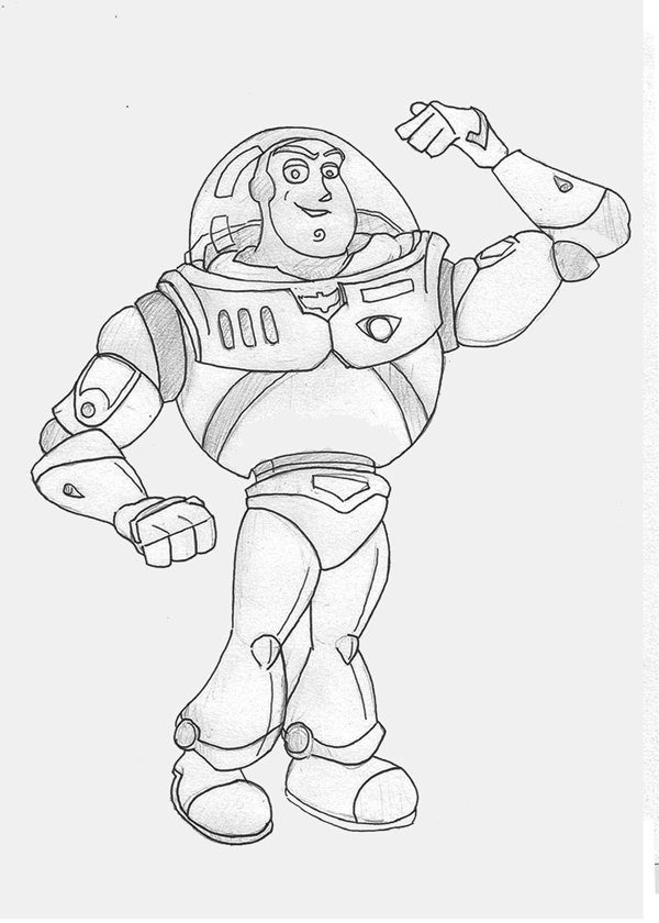 600x840 Buzz Lightyear - Sketch Buzz