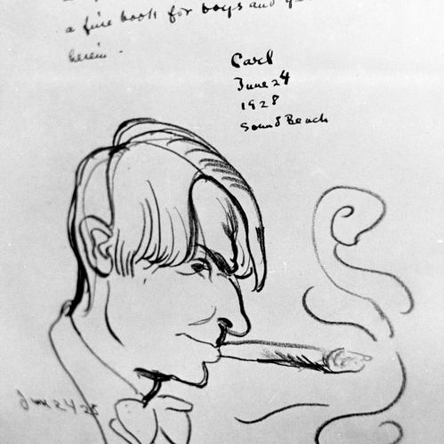 499x499 Search Digital Collections - Sketch By Carl Sandburg