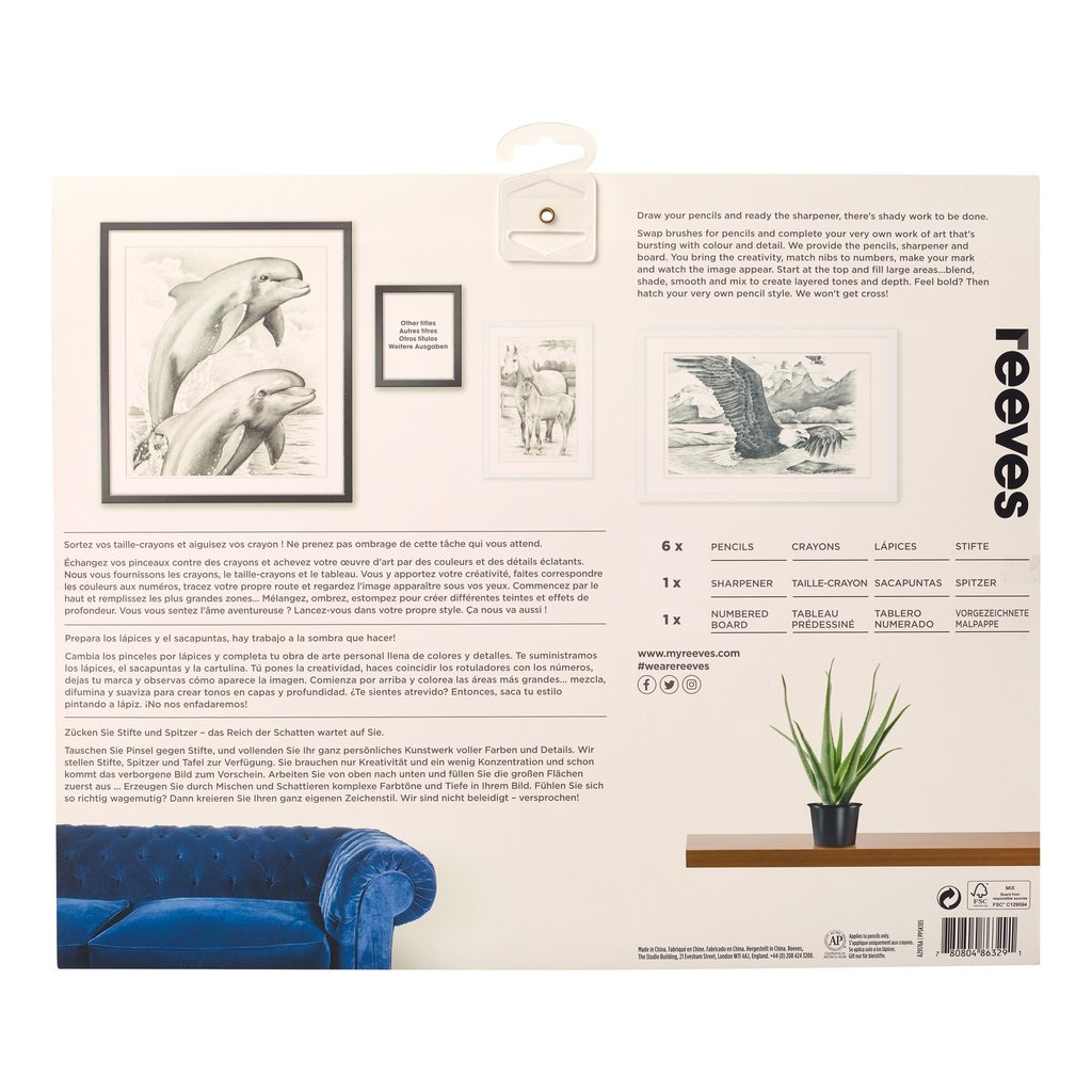 1024x1024 Reeves Sketch By Numbers - Sketch By Numbers