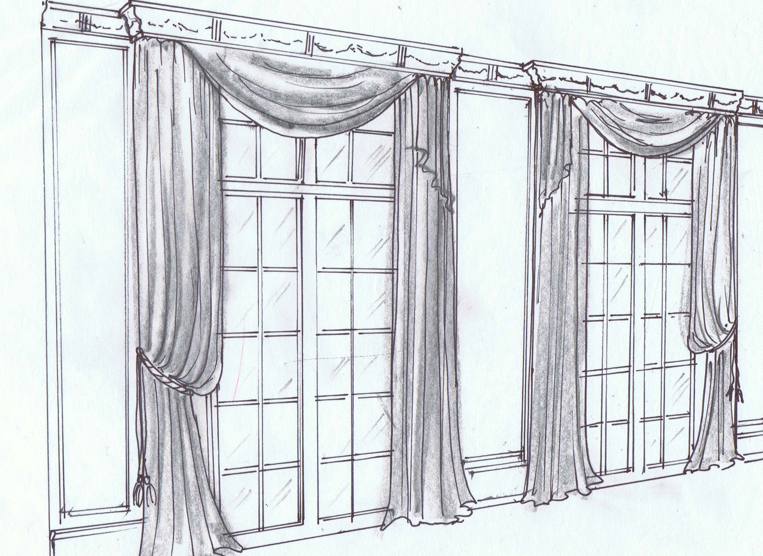 2628x1918 Sketches And Cad Drawings Interior Designer New Jersey Susan - Sketch Cad