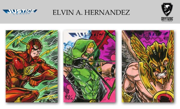 600x362 Dc Comics Justice League Sketch Cards, Part 1 Cryptozoic - Sketch Card Size