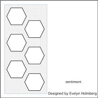 320x320 My Happy Life Happy Birthday With Stick It Down - Sketch Card Size