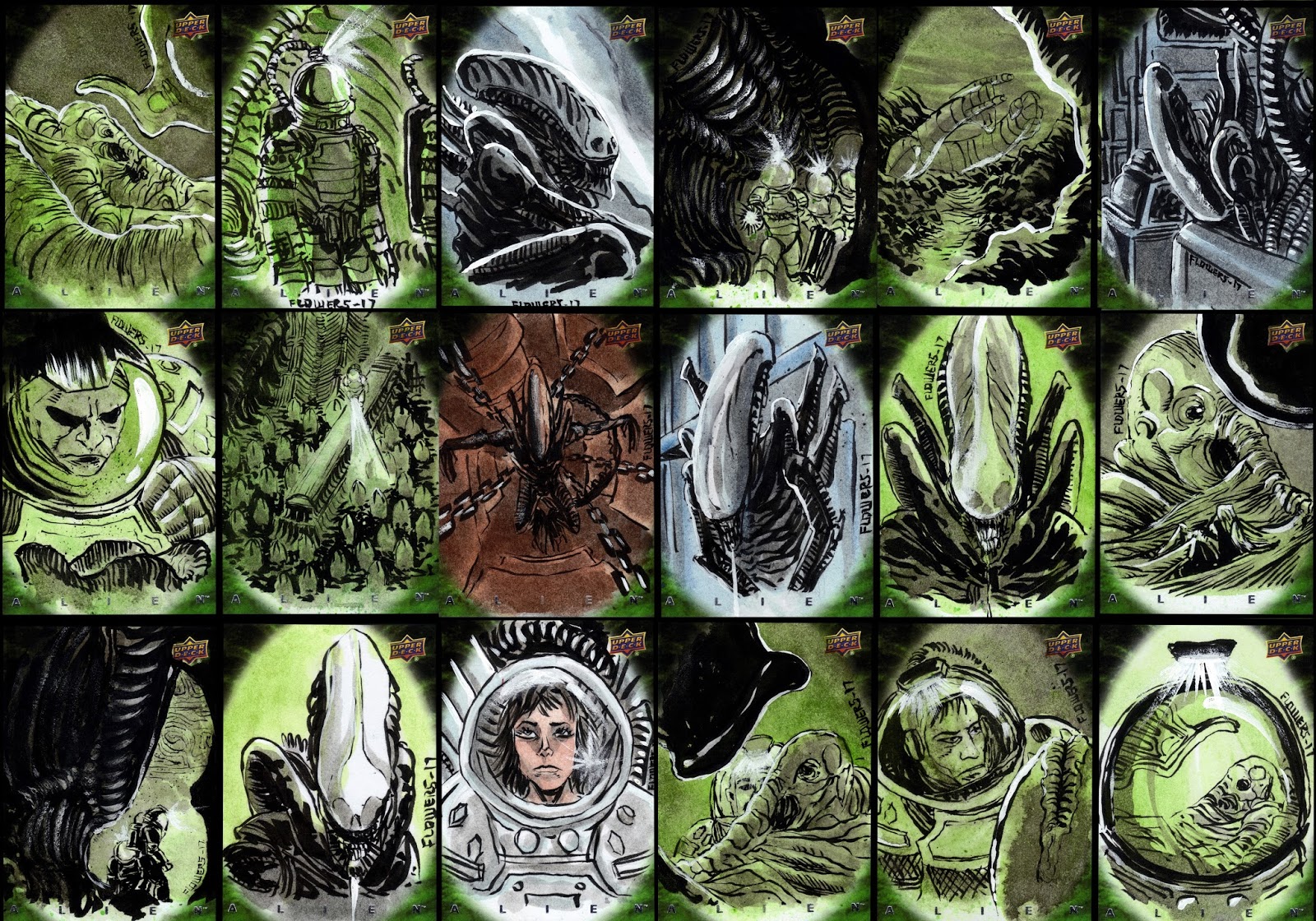 1600x1120 The Art Of Jason Flowers Sketch Card Samples And Work - Sketch Cards