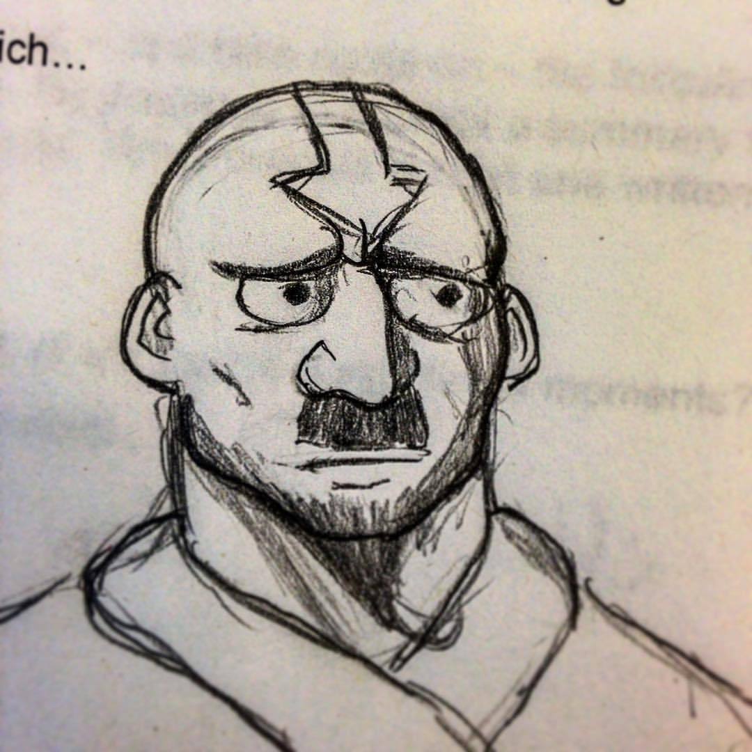 1080x1080 Steaming Hot Shit Me Right Now - Sketch Cartoon Me