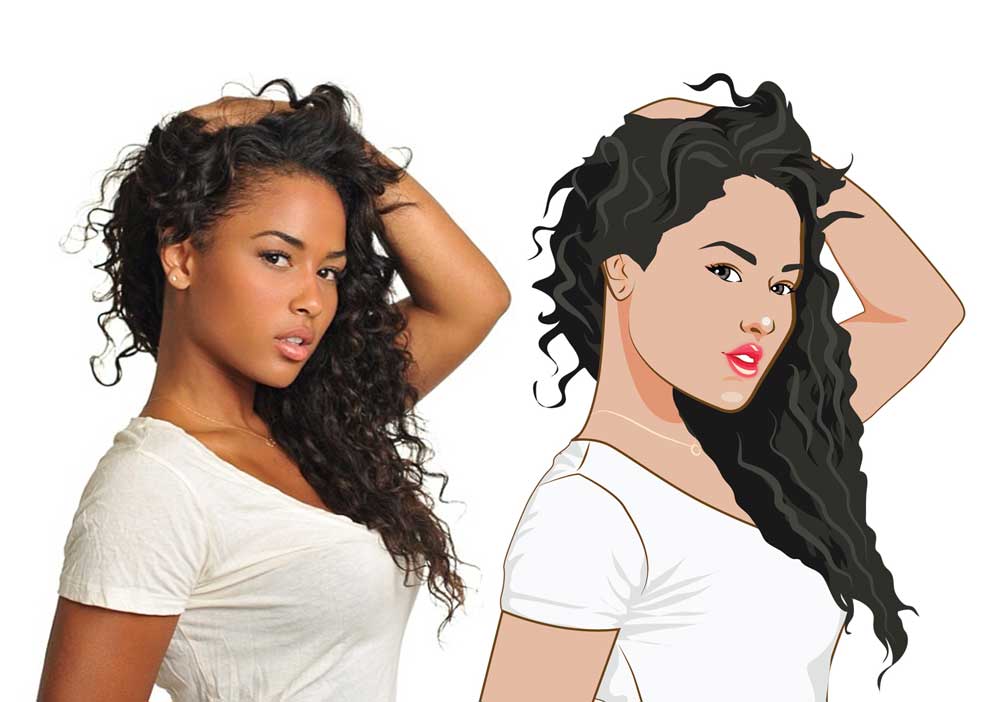 1000x702 Create Your Cartoon Style Flat Avatar Or Icon By Monister47 - Sketch Cartoon Me