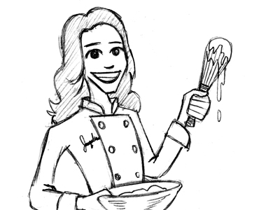 400x300 Chef Sketch By Steve Lowtwait - Sketch Chef