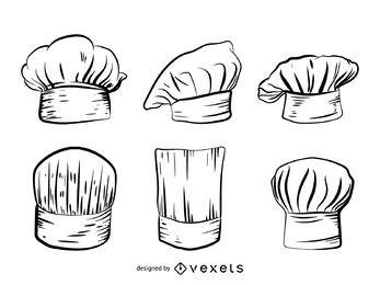 347x260 Chef Hat Sketch Set - Sketch Chef