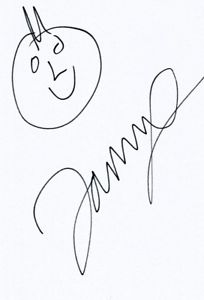 204x300 Jamie Oliver Celebrrity Chef Autograph, In Person Signed Sketch Ebay - Sketch Chef
