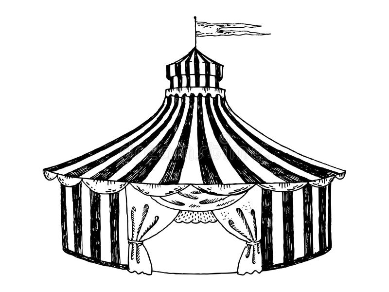 Circus Tent Sketch at Explore collection of Circus