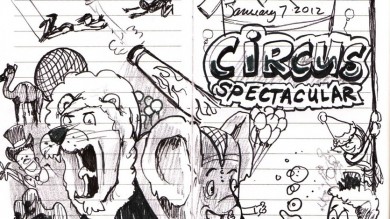 390x219 Circus Cartoon Sketch Tagged Cartoons - Sketch Circus