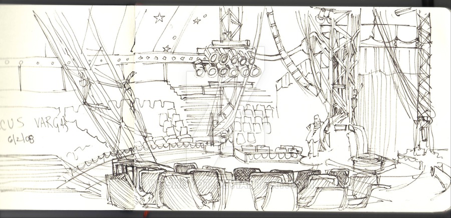 900x436 Circus Vargas Sketch By Weshoyot - Sketch Circus