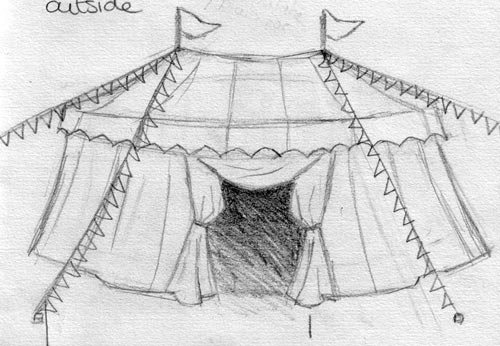 500x346 Circus Big Top Sketch By Angelbless - Sketch Circus