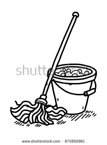 346x470 15 Mop Clipart Sketch For Free Download On Mbtskoudsalg - Sketch Clipart