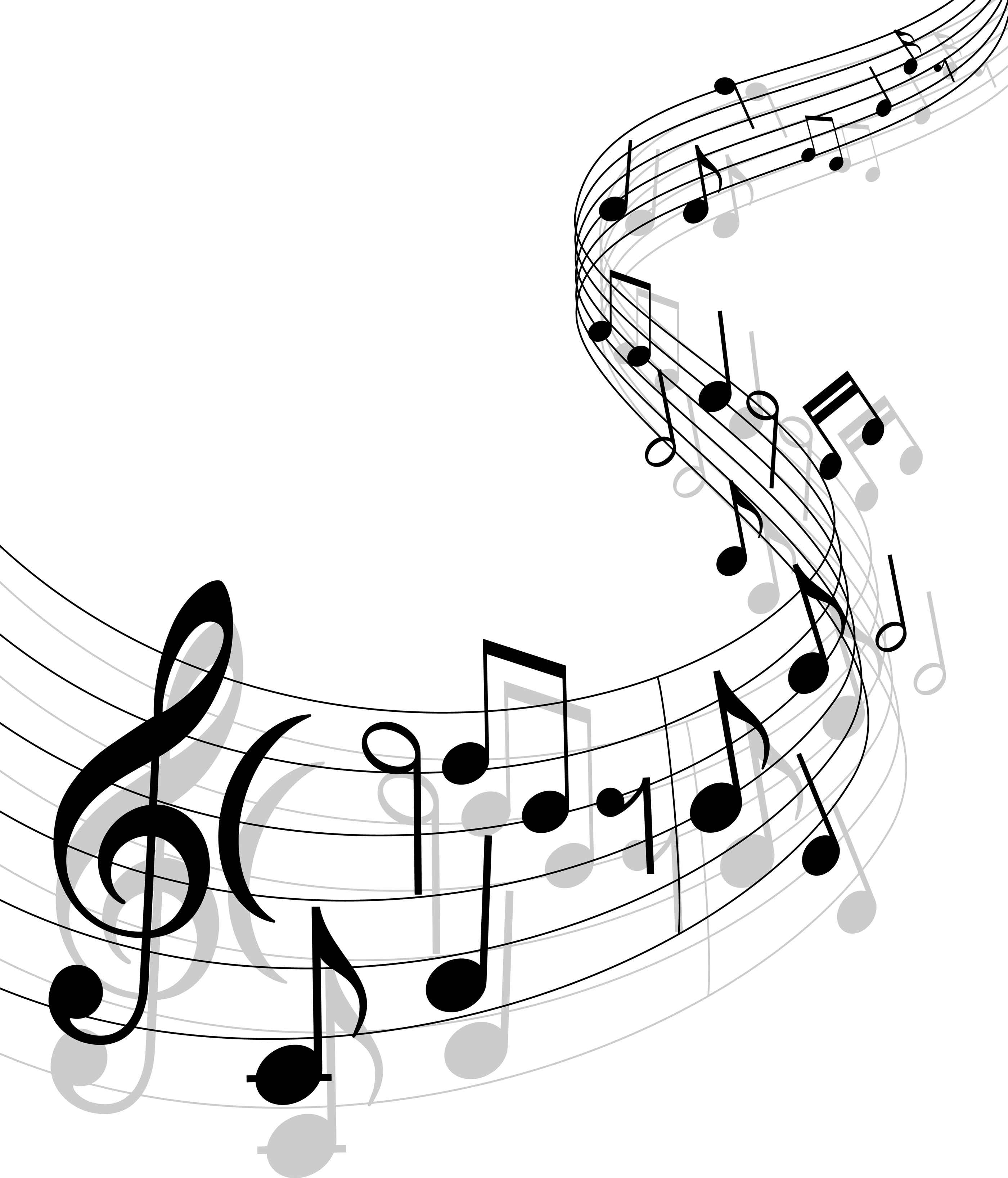 2800x3272 Sketch Clipart Music Note - Sketch Clipart
