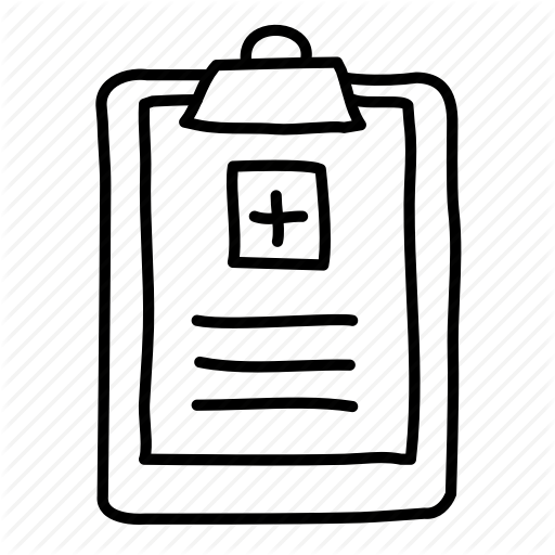 512x512 Clipboard, Health, Hospital, Medical, Medical Forms, Physician - Sketch Clipboard