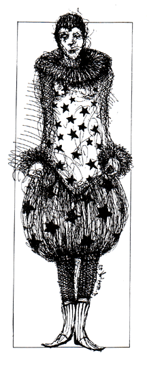 216x535 Cynthia Markert Sketches The Clown - Sketch Clown