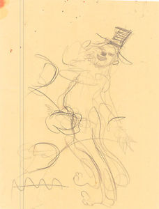 228x300 Julian Ritter Sketch Of Clown For Future Work Pencil On Paper 8.5 - Sketch Clown
