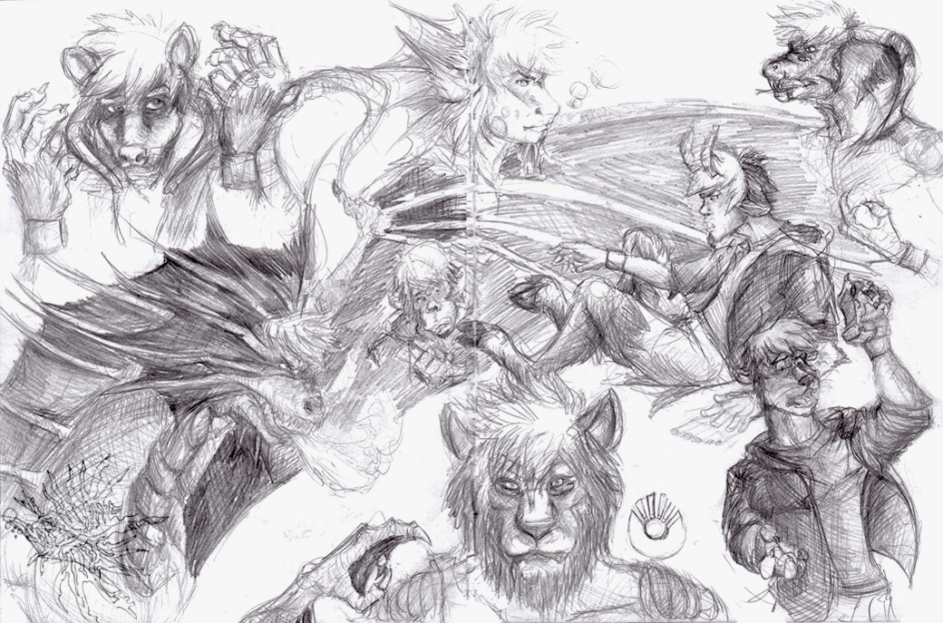 1040x687 Kejital Tf Sketch Collage By Ageaus - Sketch Collage
