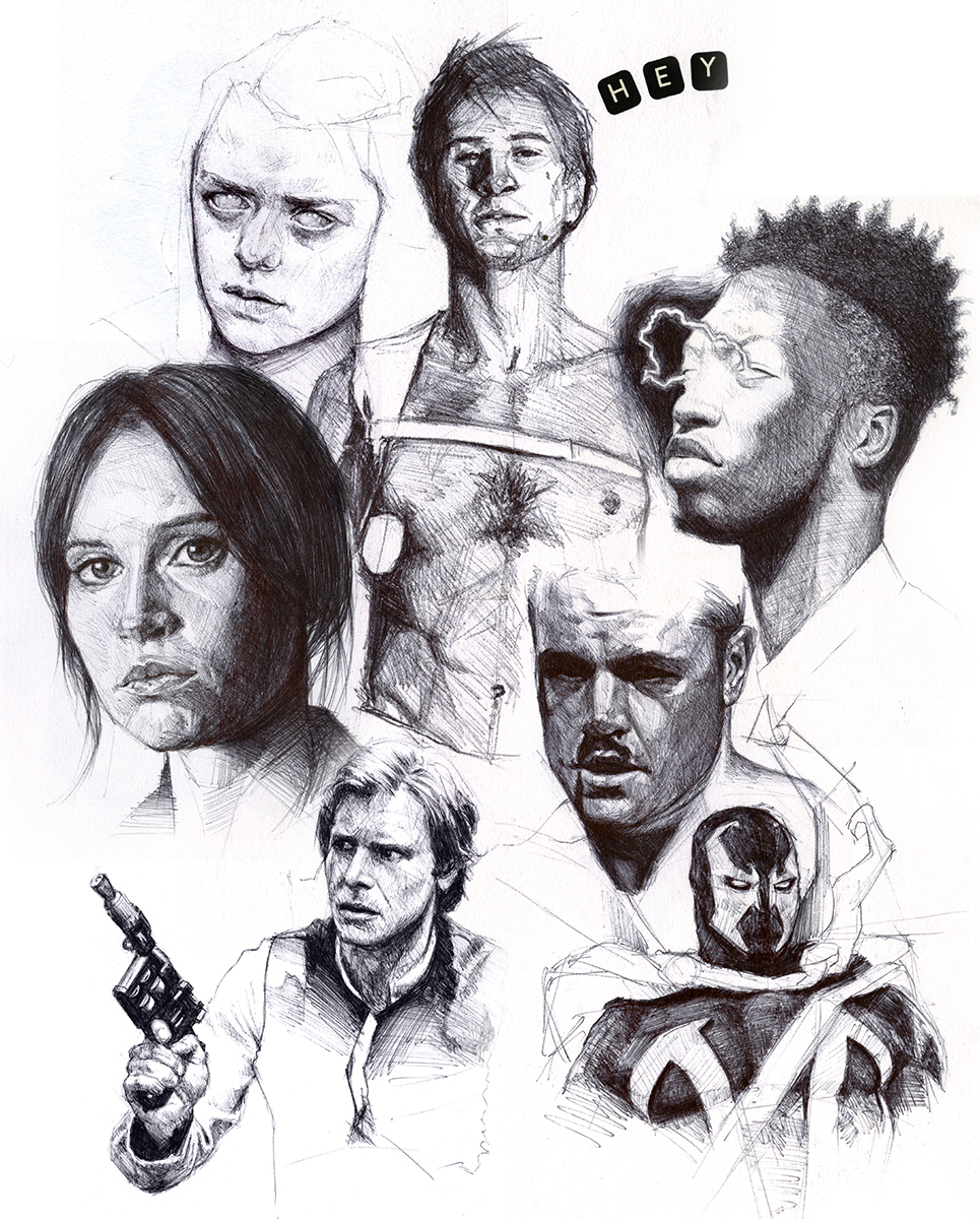 965x1200 Sketch Collage On Behance - Sketch Collage