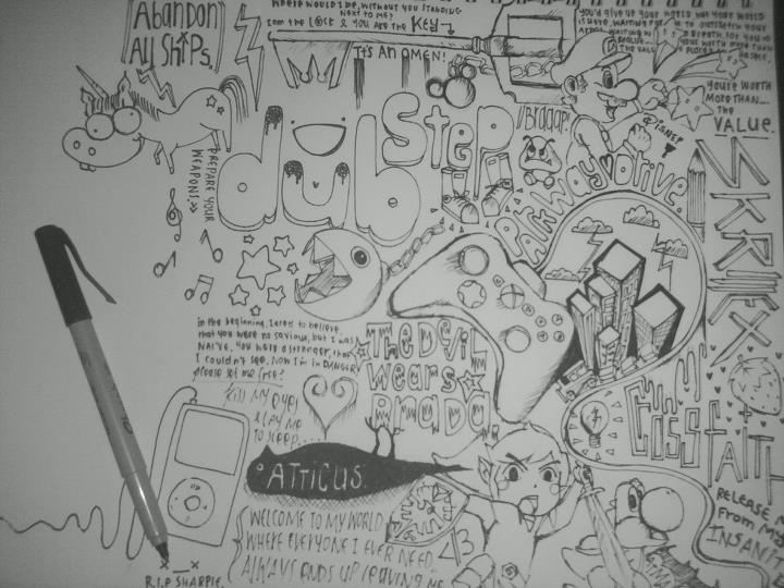 720x540 Sharpie Sketch Collage By Neenerlou - Sketch Collage