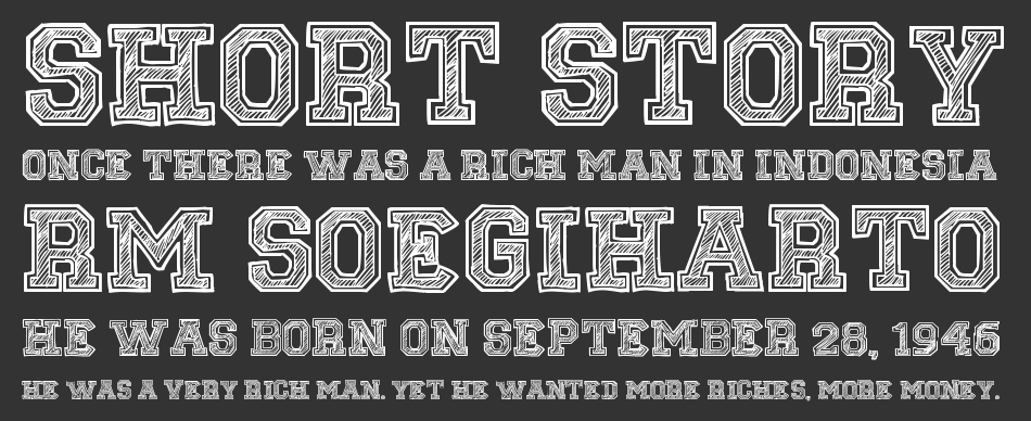 950x388 Sketch College Font Sketch College Typeface Free Fonts And Web - Sketch College Font