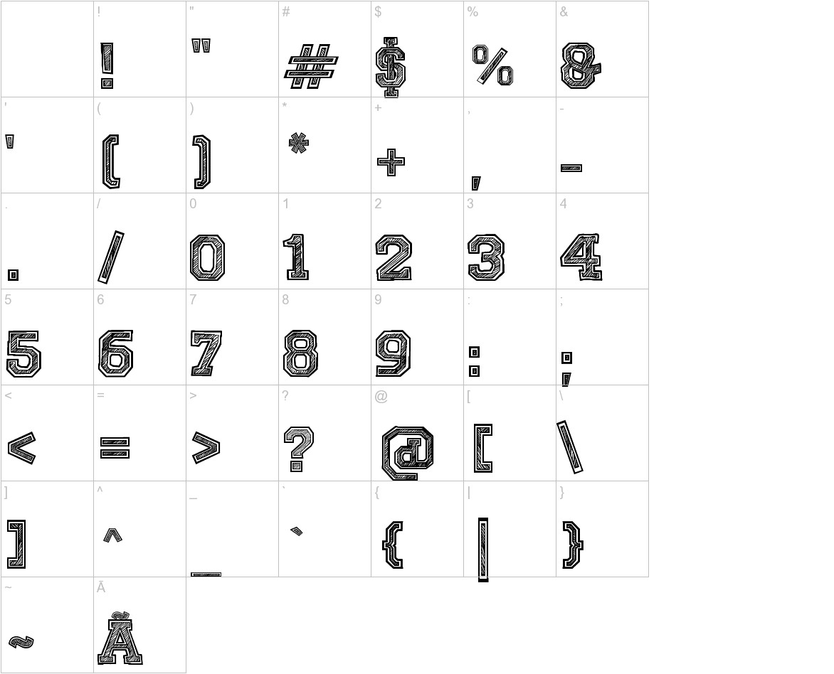 1172x948 Sketch College Font - Sketch College Font