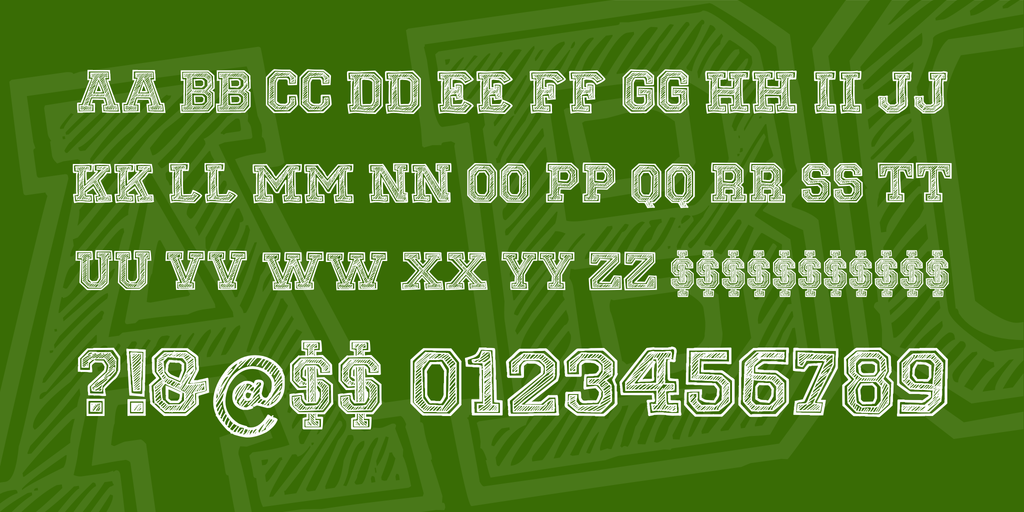 1024x512 Sketch College Font 1001 Fonts - Sketch College Font