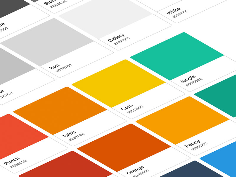 800x600 Flat Color Palette Sketch Freebie - Sketch Color Palette
