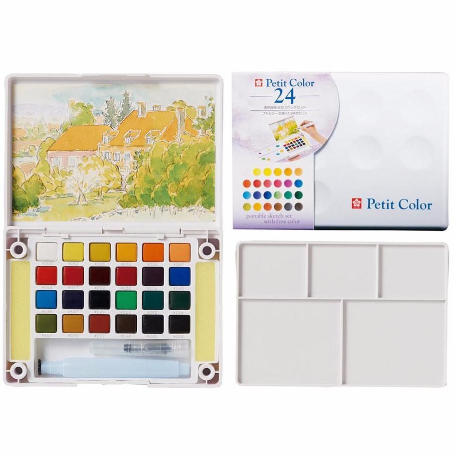 910x910 Sakura Petit Color Watercolor Field Sketch Box Set - Sketch Color Palette