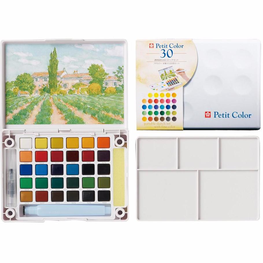910x910 Sakura Petit Color Watercolor Field Sketch Box Set - Sketch Color Palette