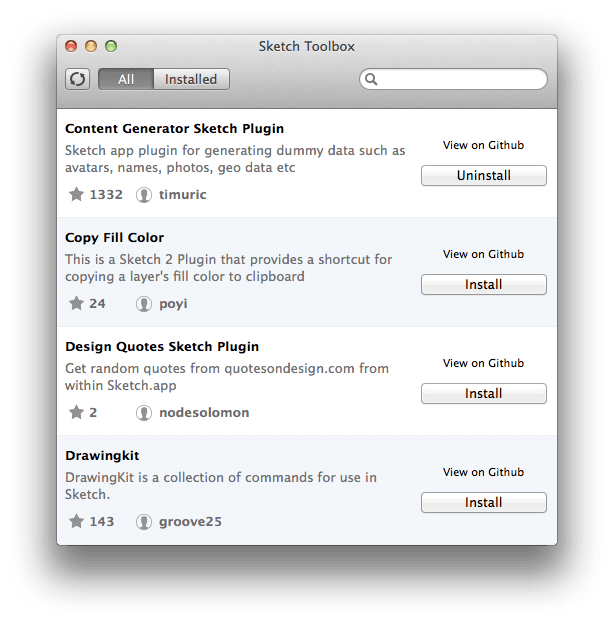 614x624 Five Awesome Sketch Plugins - Sketch Color Palette Plugin